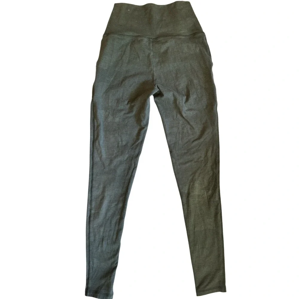 Aerie Chill Play Move Olive Green High‎ Waisted Pocket Leggings XS
